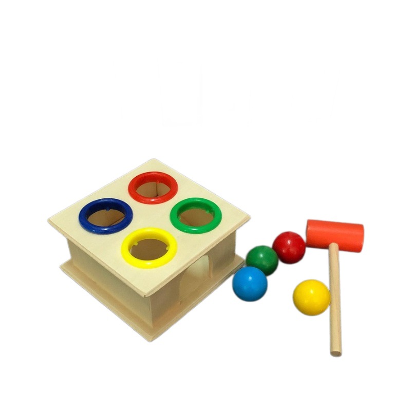 Weiwei Tiger Wood Play Educación temprana Caja de golpes Entrenamiento de coordinación mano-ojo de bebé