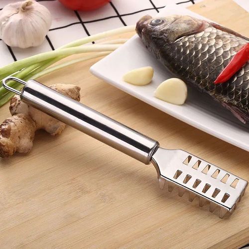 Fish scale planer, fish scale artifact, stainless steel scale remover, fish killing tool, fish scale remover, fish scale brush tool