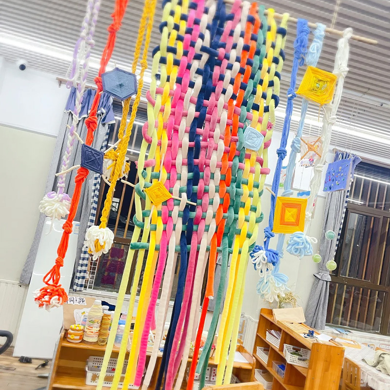 5cm 超厚いアイスランドウール充填綿手作りタペストリーショッピングモール結婚式幼稚園装飾滝タペストリー糸|undefined