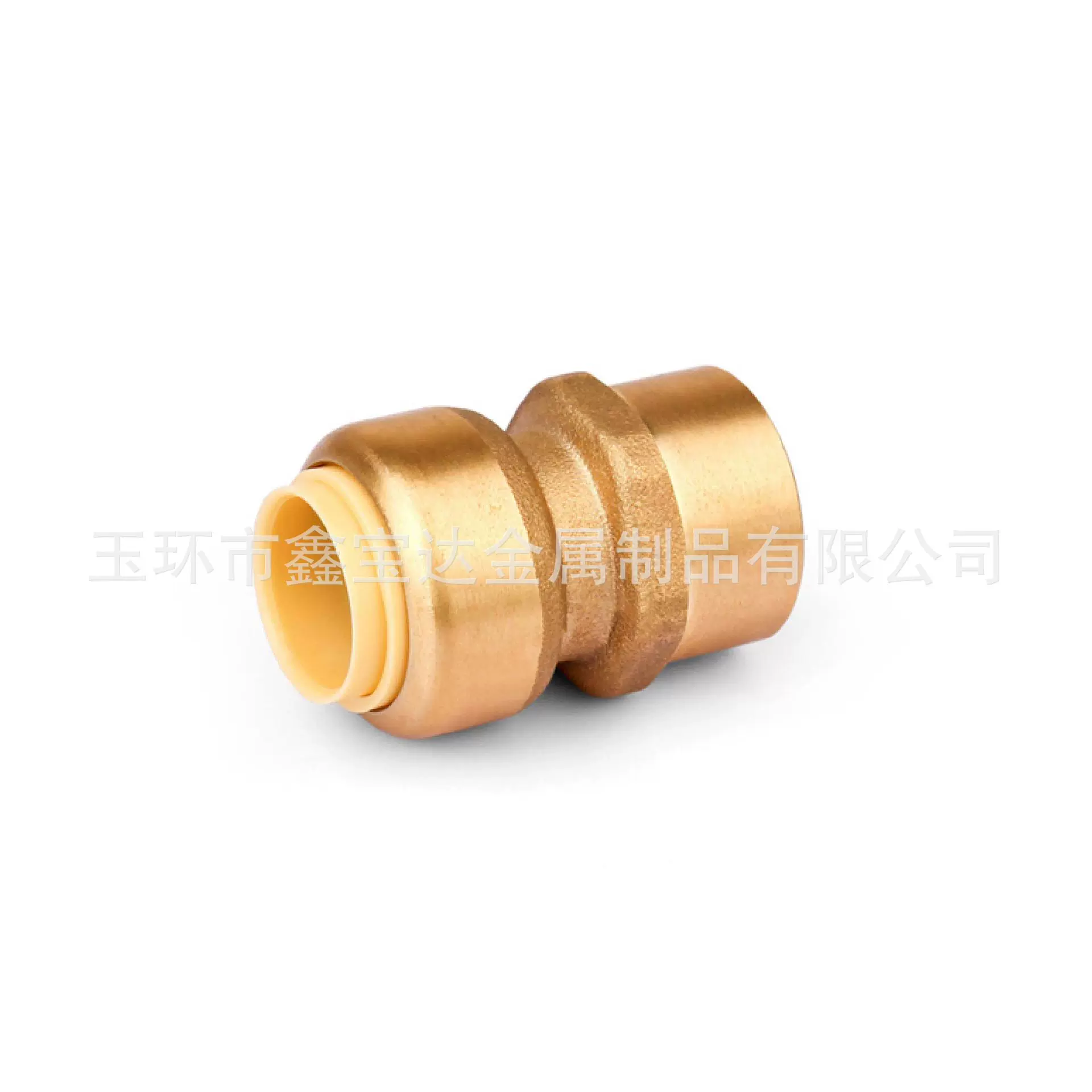 Female Connector Pipe Fittings Push低铅黄铜阴直通快接管件