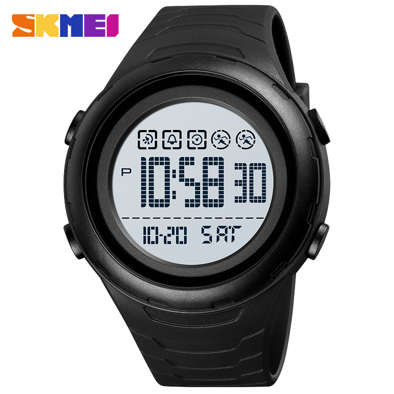 Skmei skmei 1674 nuevo reloj despertador luminoso deportes sola pantalla estudiante simple al aire libre calendario personalizado