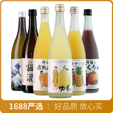 日式清酒柚子酒菠蘿酒青梅酒發酵米酒日本韓國料理店果酒批發