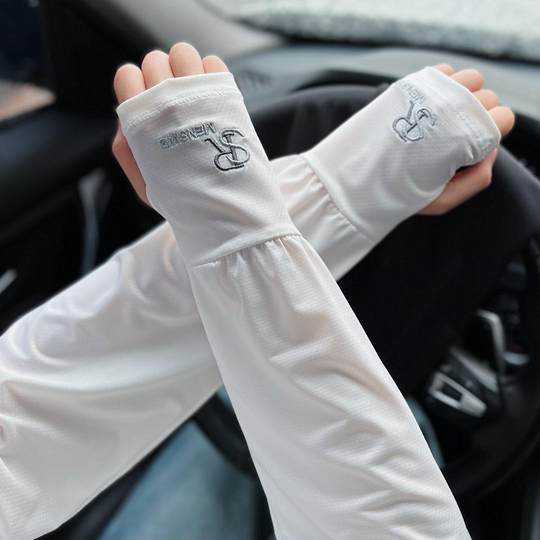 Ice sleeve men and women plus size loose summer sun protection UV protection arm protection sleeve breathable Thin Ice Silk oversleeve