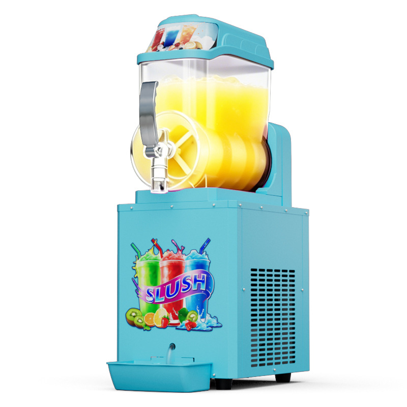 Máquina de Granizados Comercial de un Cilindro, Dos Cilindros, Tres Cilindros, Máquina para Derretir Nieve, Máquina de Smoothies, Máquina de Jugos, Máquina de Bebidas Frías, Máquina de Granizados