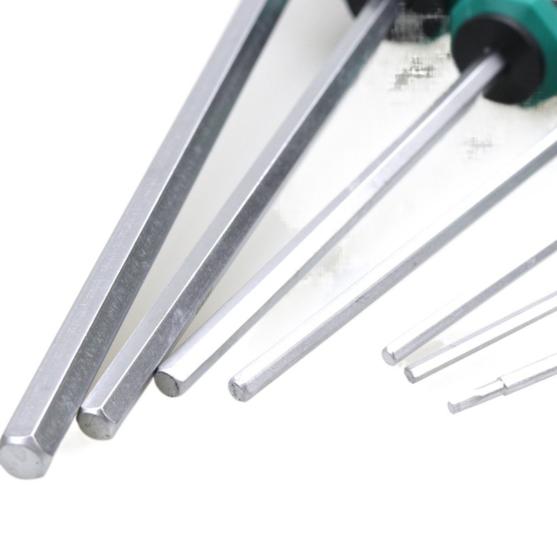 Chrome vanadium steel straight handle hex screwdriver screwdriver hex wrench hex bar hex screwdriver