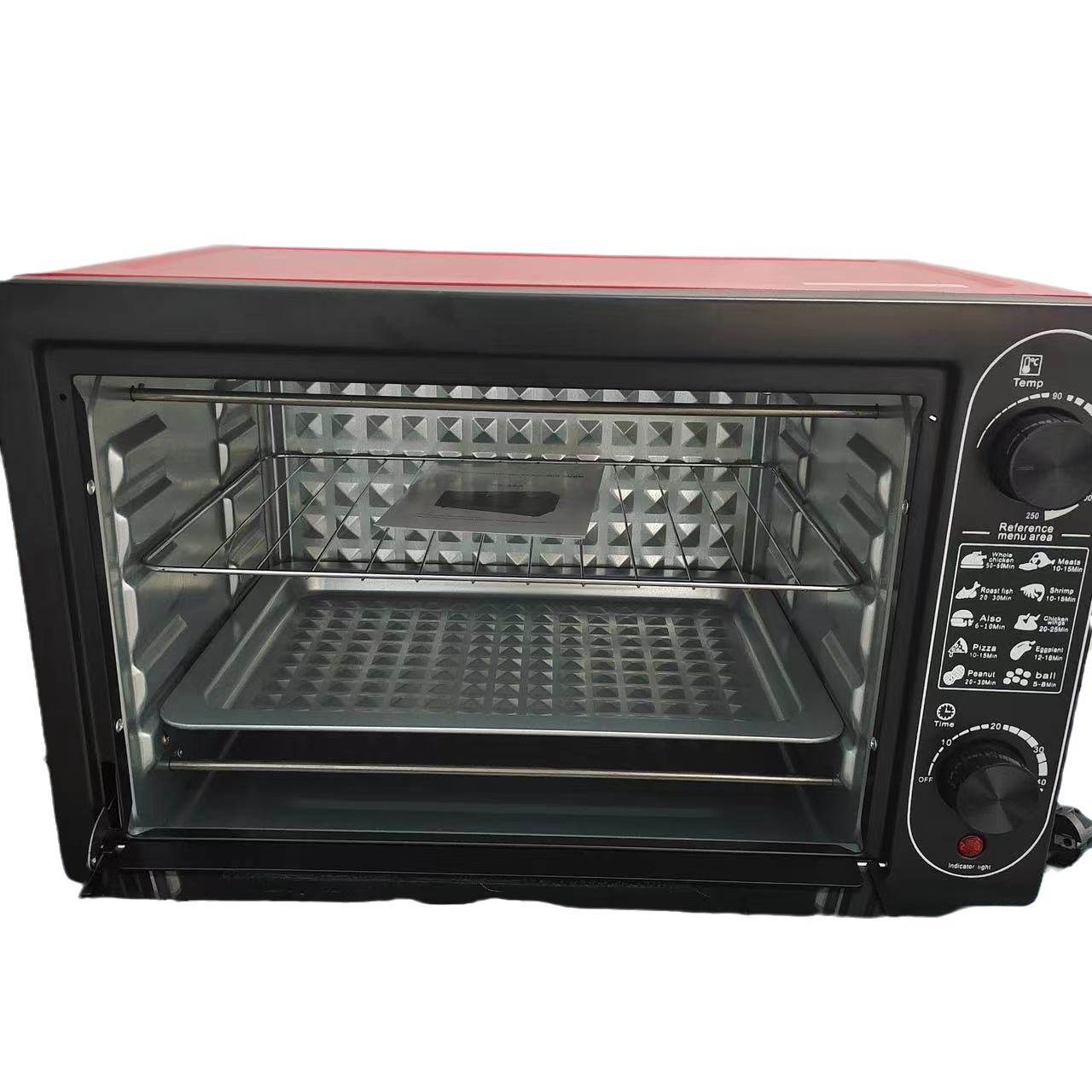 Cross-border 48 L Large Capacity Multi-function Large Oven Household English Version Three Layer Up and Down Heating Baking Wholesale