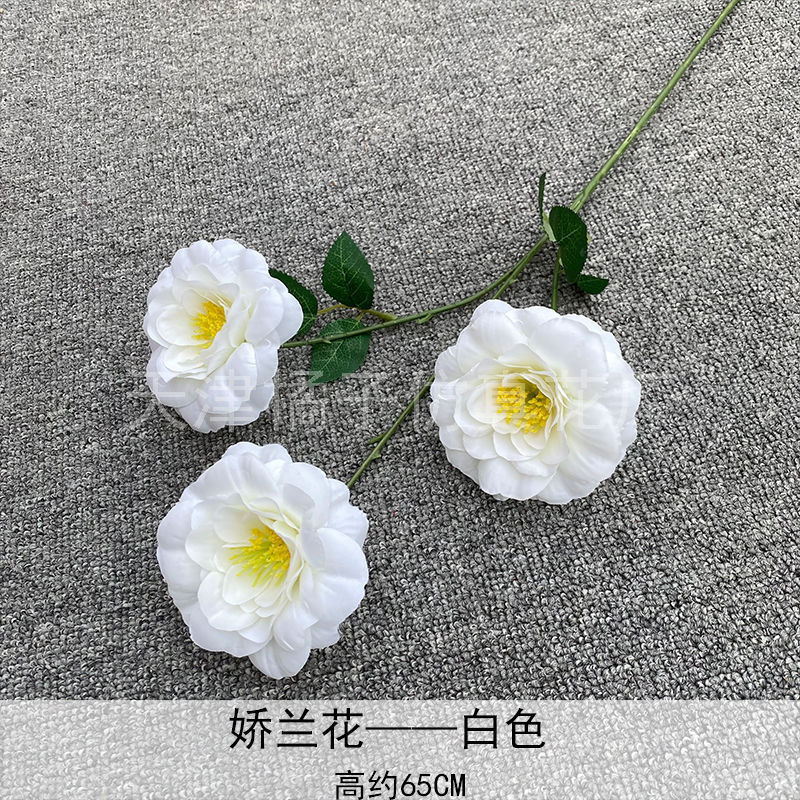 Flores de boda de alta calidad de flores de madera verde de bambú y lirio de pino masson de alta calidad