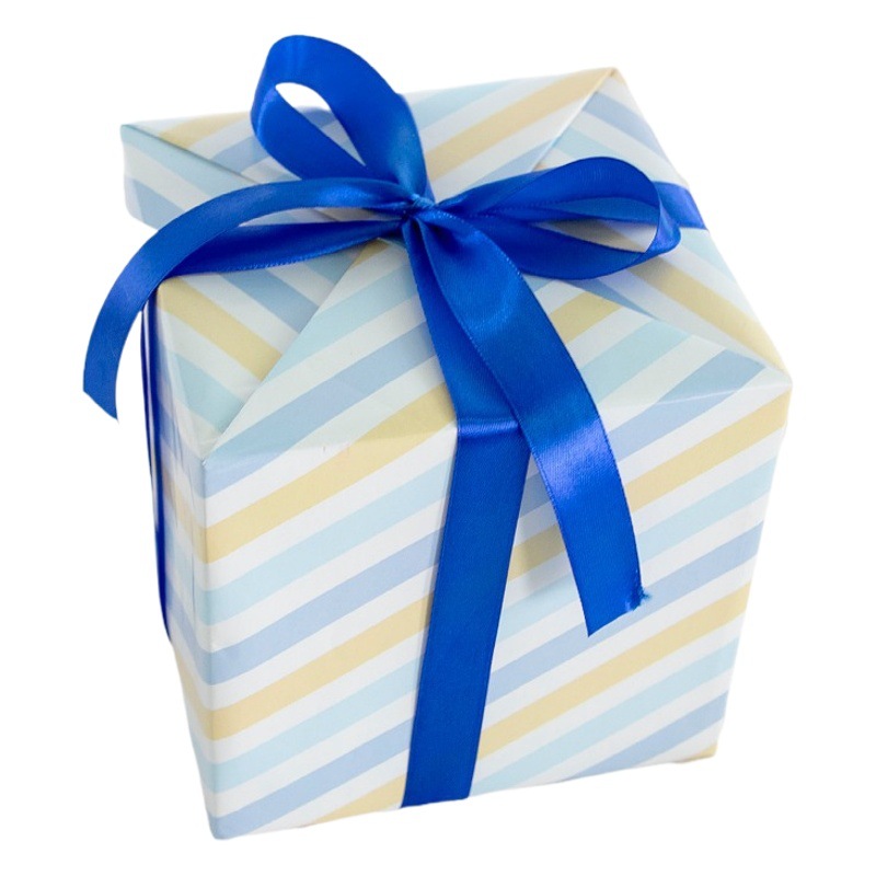 2024 Nuevo lunar rayado estrella de cinco puntas regalo de regalo papel de regalo decorativo caja de regalo papel de color papel de regalo hecho a mano