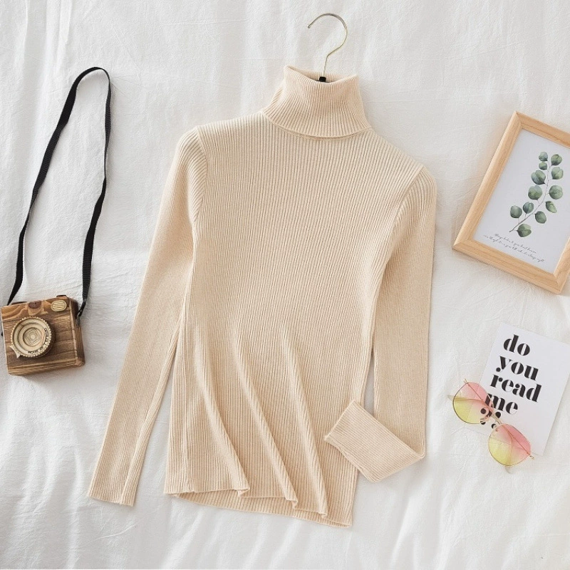 Вязаный свитер, цветной демисезонный с длинным рукавом, облегающий