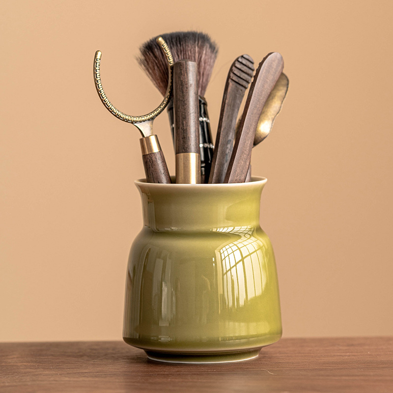 耀州窑茶道六君子套装泡茶用品大全高档功夫茶具配件茶勺茶匙茶夹