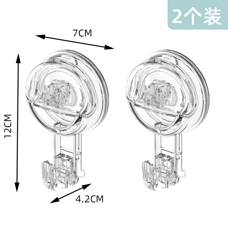 Gancho de ventosa Gancho adhesivo de vacío sin perforación Vidrio de succión de pared baño cocina sin costuras Gancho fuerte sin costuras