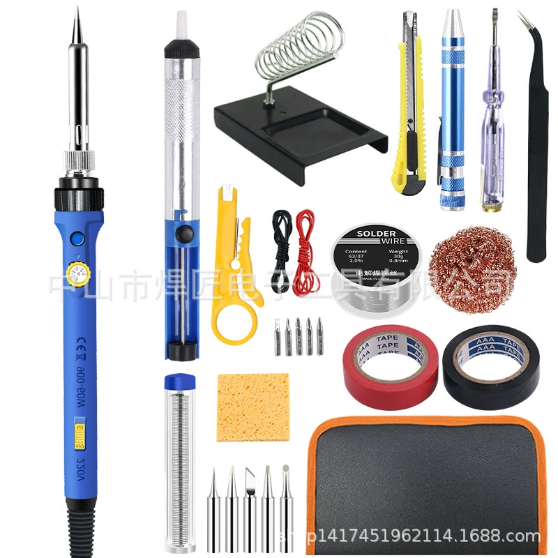 Трансграничные новые европейские правила 60w100W Регулируемый электрический паяльник комплект удобный сварочный инструмент для ремонта сварочных ручек