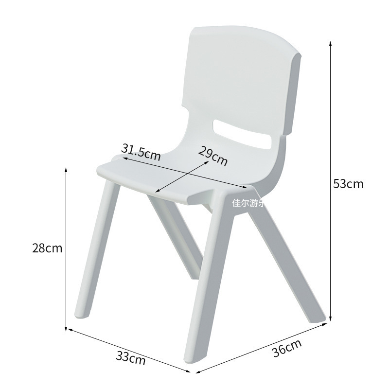 silla de respaldo de jardín de infantes silla para niños taburetes gruesos silla de comedor de plástico pequeño taburete doméstico pequeño image 10