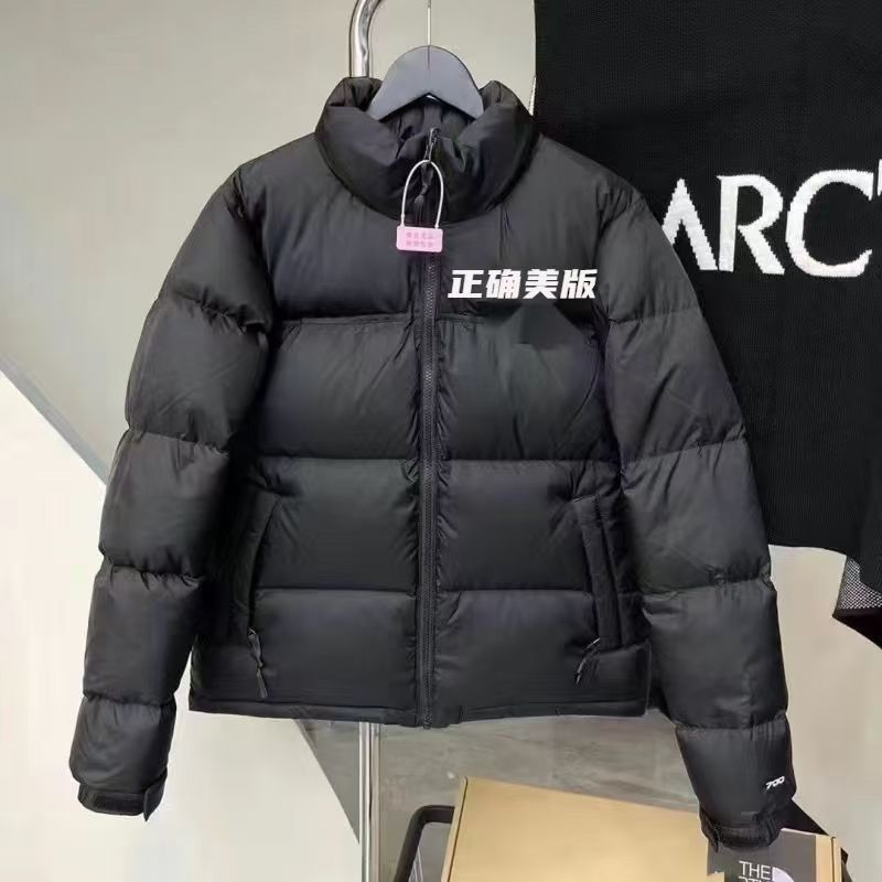 Putian 1996 puramente original cara norte hombre y mujer a prueba de viento chaqueta de plumón de la familia del norte para mantener el calor de la pareja de pan abrigo impermeable