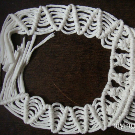 供应各种手工编织服装配饰衣领饰品衣服