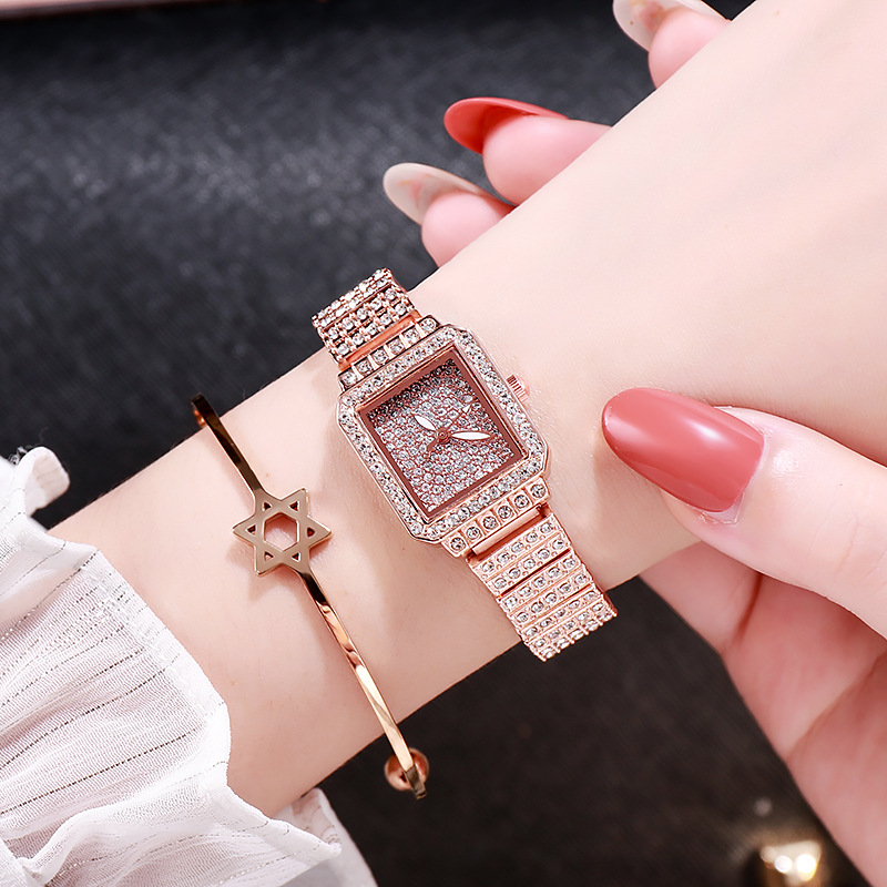 Décontractée Couleur Unie Boucle Électronique Femmes De Montres display picture 4