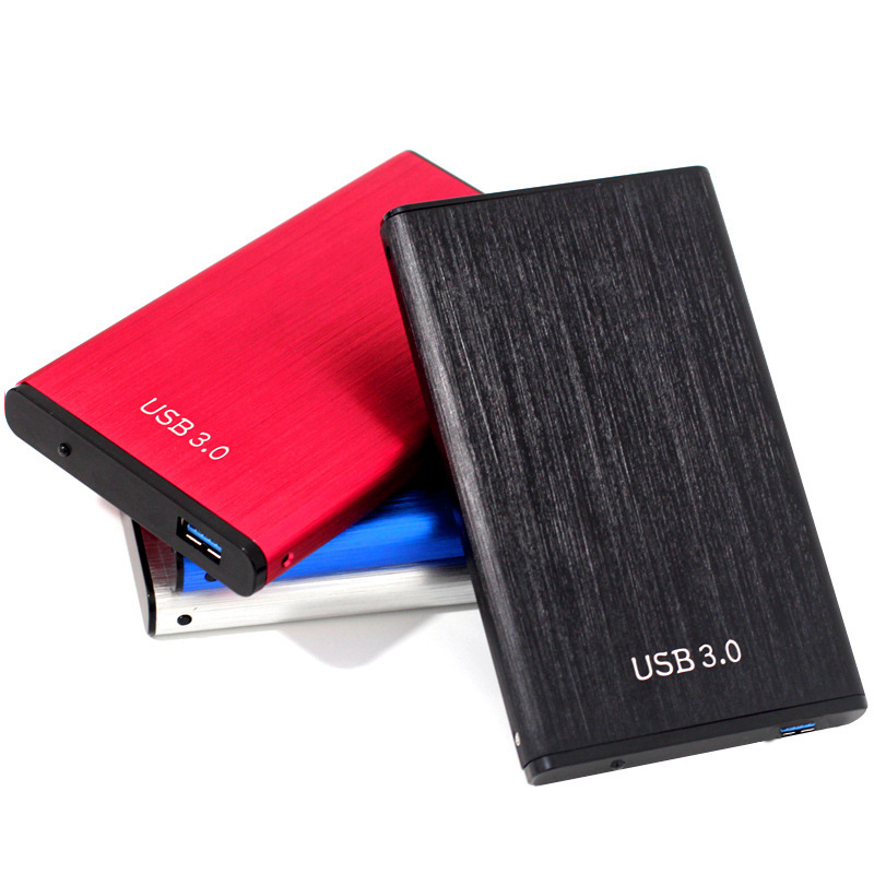 Anyingke caja de disco duro de 2,5 pulgadas 3,0 portátil de alta velocidad de aleación de aluminio cepillado SSD de Estado Sólido caja de disco duro móvil