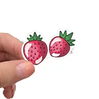 50 новых мультяшных клубничных граффити наклеек DIY персонализированный декоративный гитарный багаж водонепроницаемый трансграничная оптовая продажа