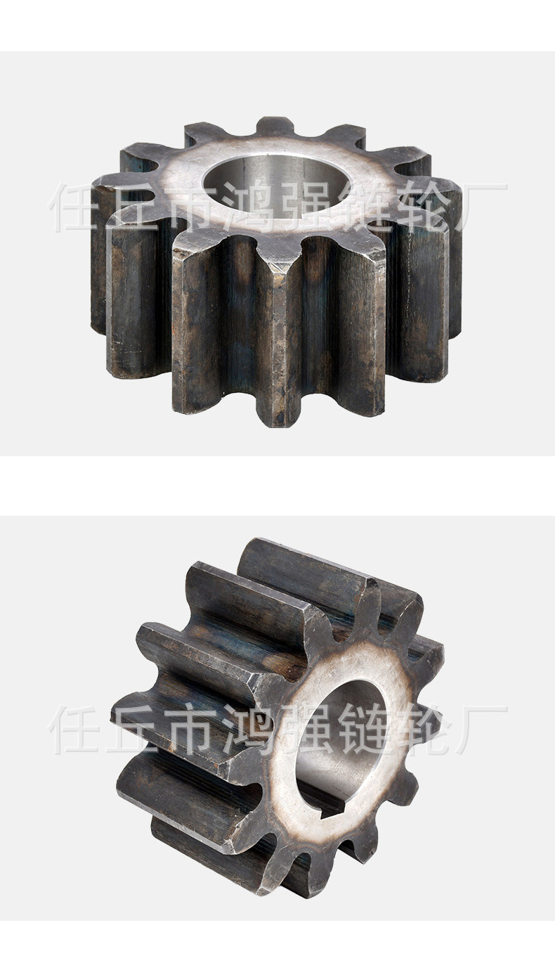 Wholesale Conveyor Gear Industrial Machinery Equipment Transmission Accessories Steel Straight Tooth Processing Non-Standard Chain Gear