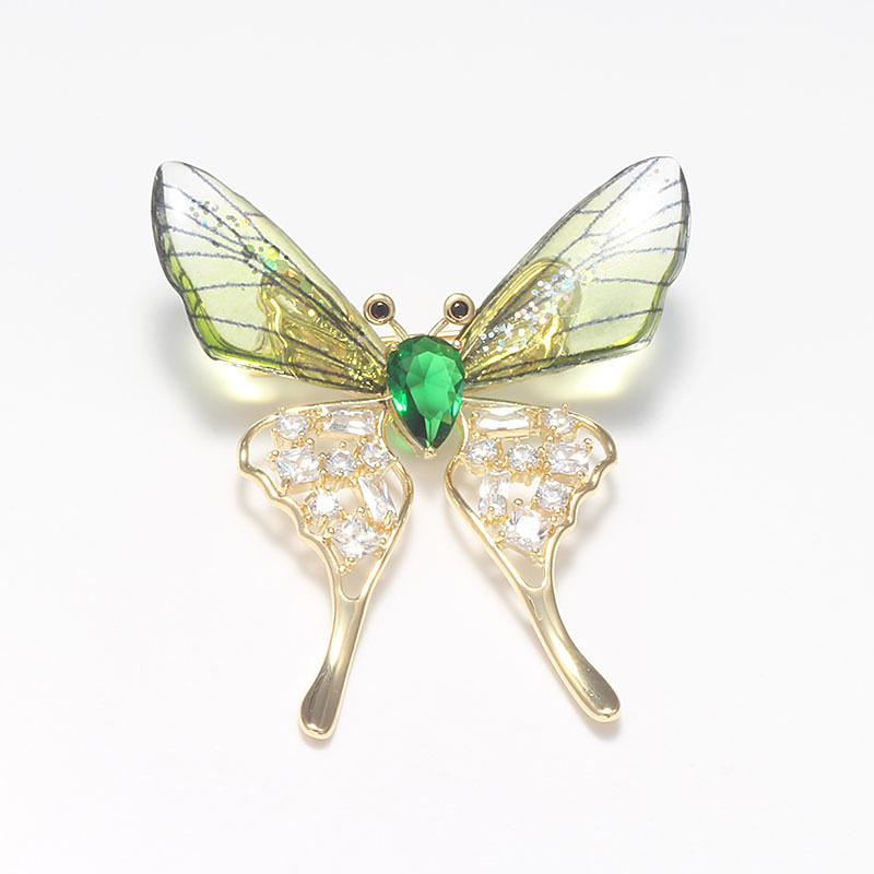 Acrylic transparent elegant brooch