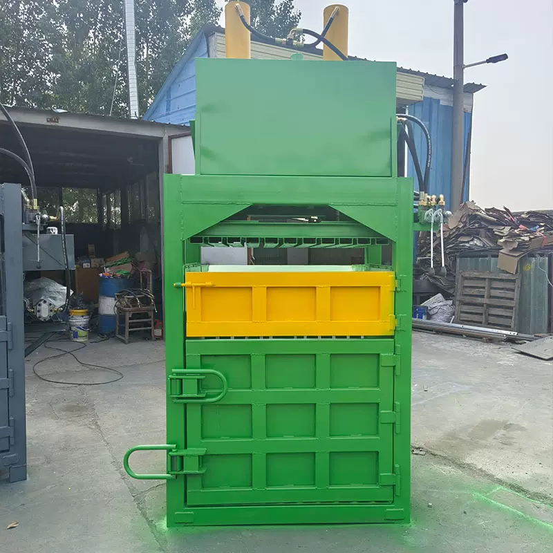 下脚料废布料打包机 废铁油漆桶压缩机 花生秧秸秆青贮液压打捆机