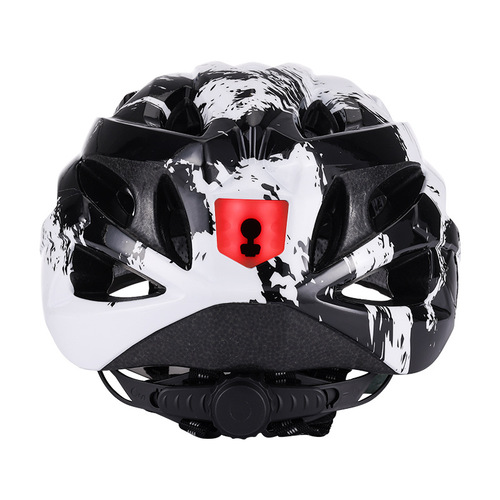 Magnetic suction windproof helmet with brim, USB charging light, detachable bike helmet, one-piece design