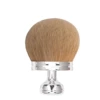 Silver brown hair mushroom head