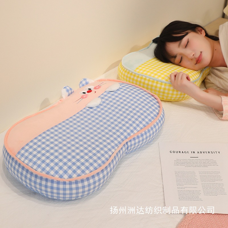 Almohada Ergonómica para Siesta de Espuma Viscoelástica, Protección Cervical, para Oficina y Escritorio image 2