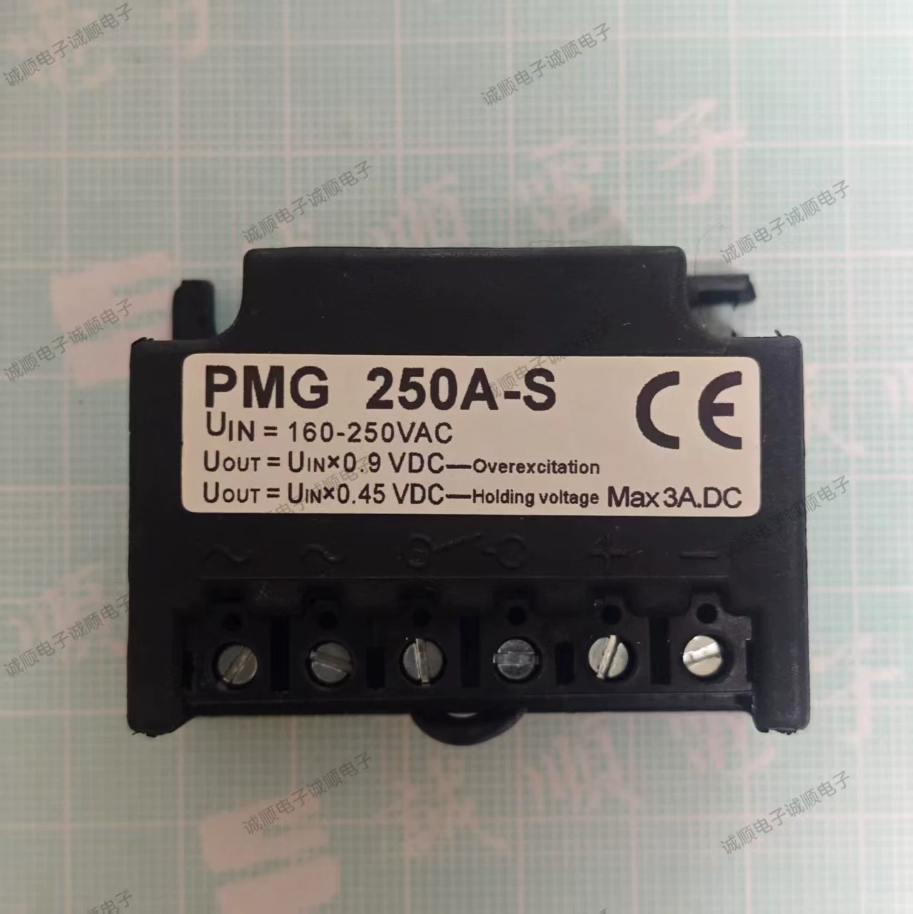PMG 250A-S UIN = 160-250VAC UOUT = UIN*0.9VDC-Over Excitation