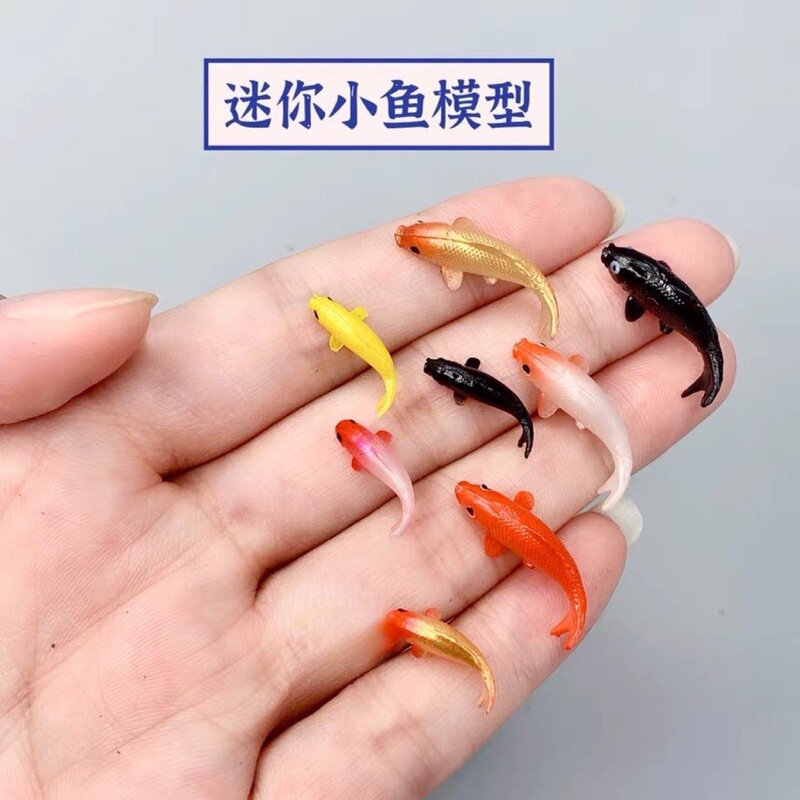 Mini fish model simulation play props miniature scene landscaping props handmade can't eat Mini fish model simulation play props miniature scene landscaping props handmade can't eat