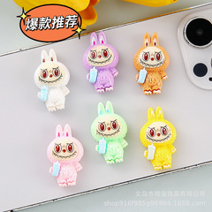 人気の漫画ミルクティーラブ樹脂アクセサリー diy クリーム接着剤携帯電話ケース下駄ヘアピンヘアアクセサリー材料
