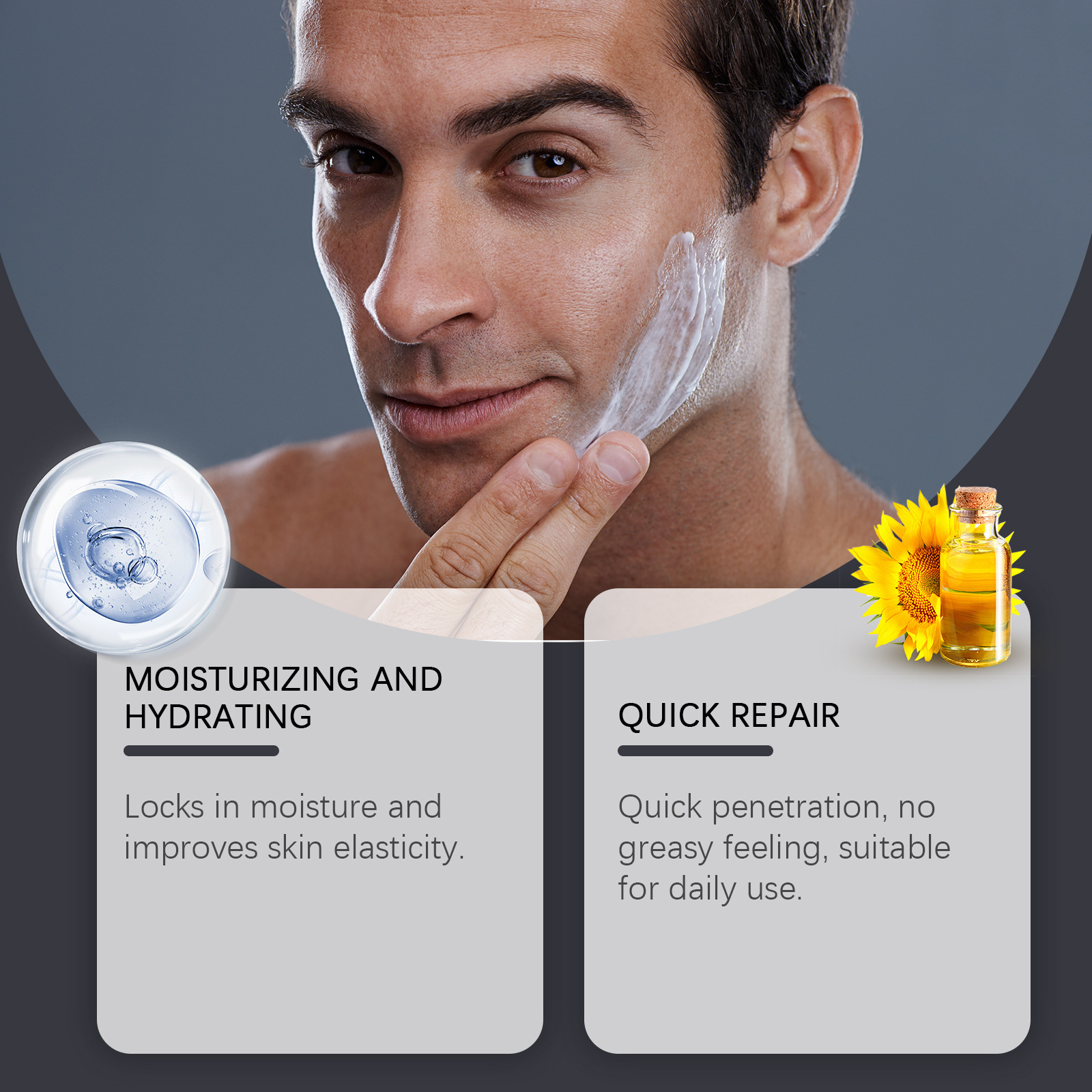 Crème à raser EAST MOON, crème à raser douce, confortable, hydratante, adoucissante, portable, rafraîchissante, pour le soin de la peau_voghion.com