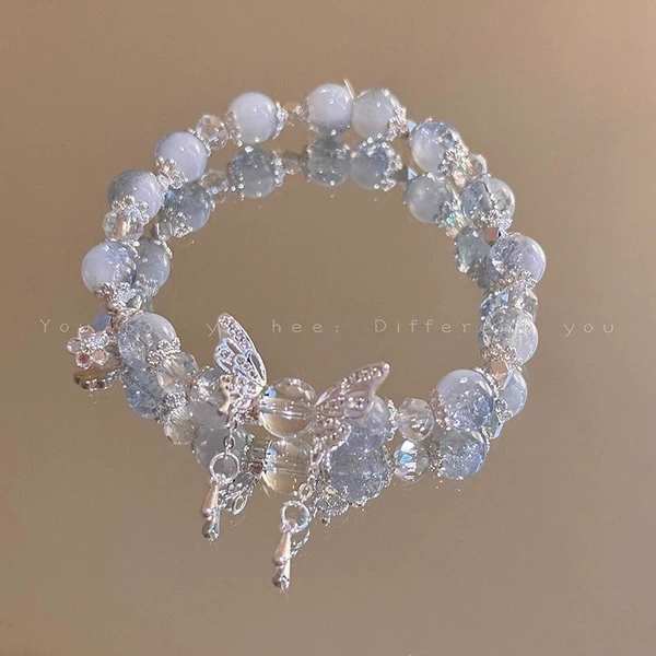 Butterfly String Pearl Suspu