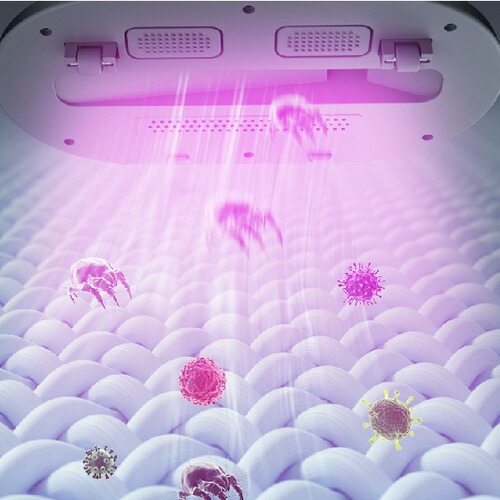 Small Dust Mite Vacuum Cleaner Household Bed UV Sterilizer Cordless Handheld Dust Mite Killer