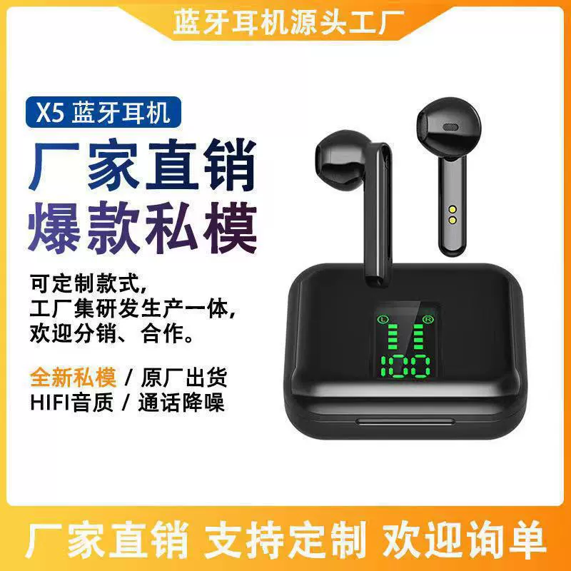 Беспроводные наушники L12 TWS Bluetooth 5.0 спортивные, двусторонние, сенсорные, модель X15
