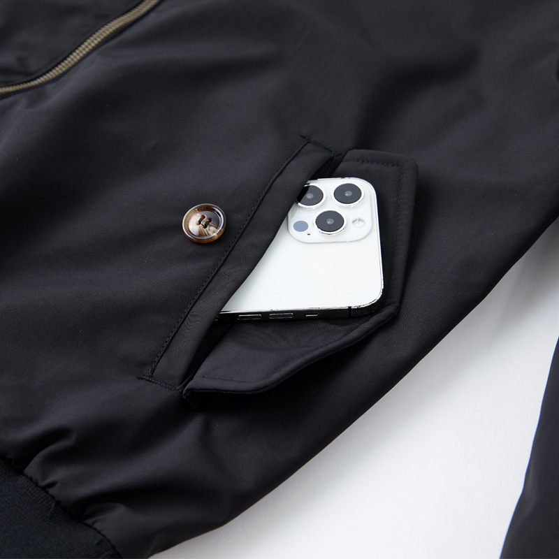 Estilo americano ropa de trabajo Harrington G9 chaqueta retro chaqueta casual primavera y otoño Moda Verde chaqueta de cuello alto de los hombres de negocios