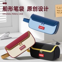 新款笔袋高颜值大容量高中生简约文具袋小学生男孩多功能文具盒