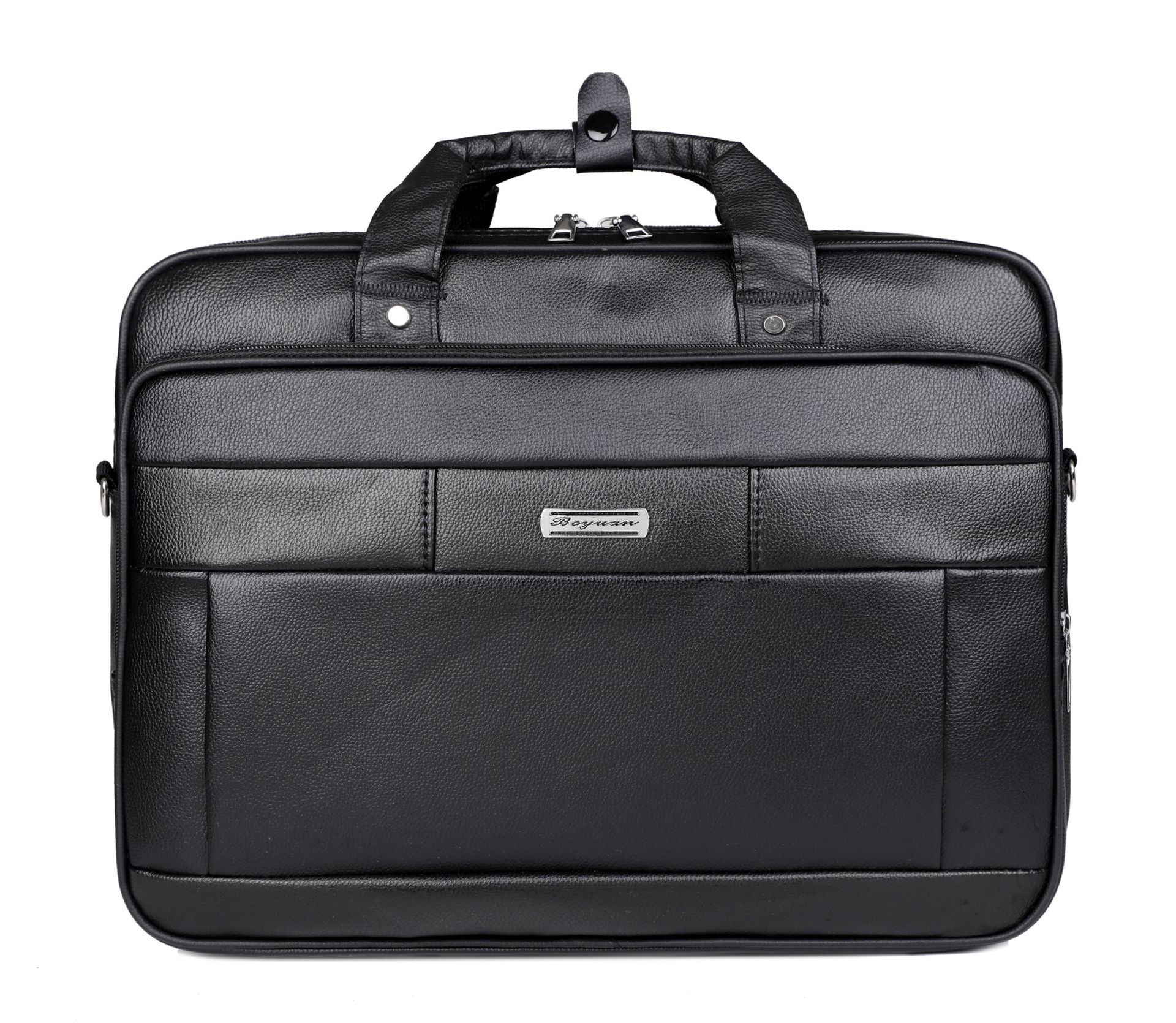 Maletín de negocios Bolso para computadora portátil de 15,6 pulgadas para hombres Cartera de negocios de documentos de gran capacidad Kit