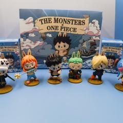 Popマートバブルマットザ・モンスターズ × 航海王シリーズフィギュアブラインドケースラブuワンピース