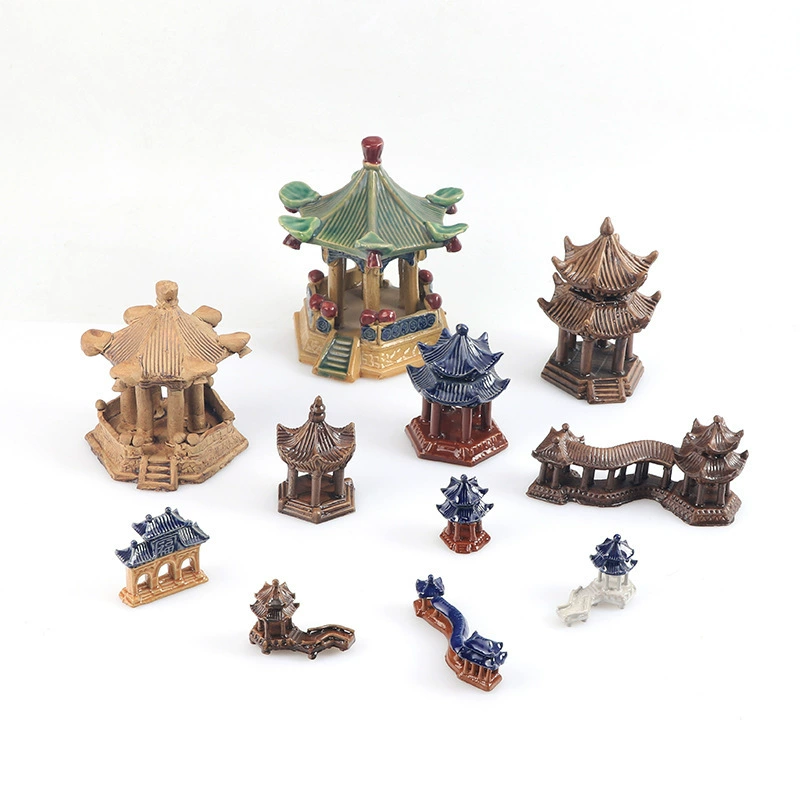 Иракский завод прямой оптовый аквариум бонсай Ландшафтный керамический павильон