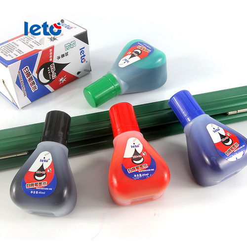 Cross-border supply of Lotto whiteboard pen refill 45ML erasable and refillable black, blue, red and green four-color marker ink