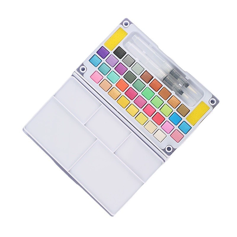 Watercolour, pigment gouache, handheld art set for elementary school students, 40 colors, wholesale