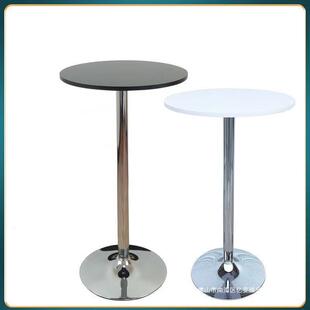 Bar Table, Home Bar Table, High Table, Cocktail Table, Bar Table, Bar Chair Combination, Simple Coffee Round Table for Negotiation