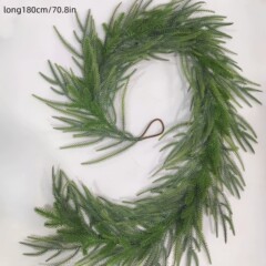 クロスボーダー爆発クリスマス藤条装飾シミュレーション緑植松針クリスマスツリー藤クリスマス装飾花輪壁掛け