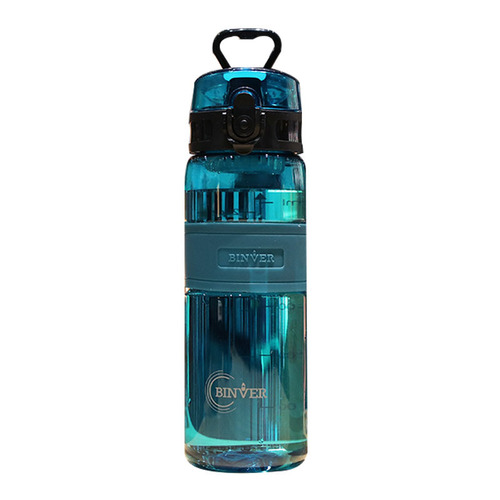 New sports plastic cup for men, anti-fall, tropical scale filter cup, female student outdoor sports space cup