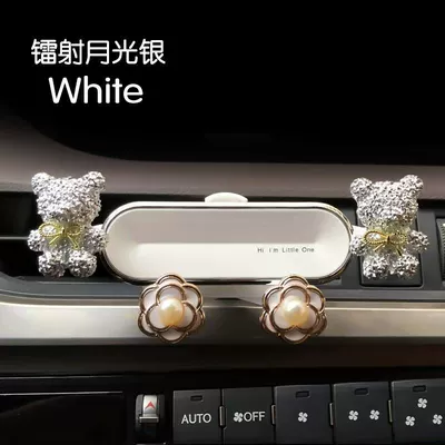 navigation and fixed support, Car phone holder - moonlight-silver-violent-bear-upgraded-version-muya-white