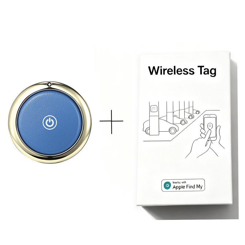 平替airtag真皮防丢器FindMy全球定位器钥匙扣包包宠物追踪器|undefined