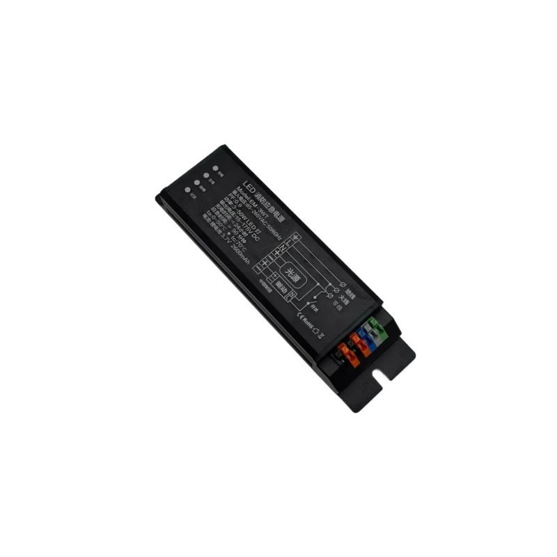 LED fire power supply, rectangular lamp, ceiling light, lights, tubing protected from dust, water and shock, pack, lithium battery