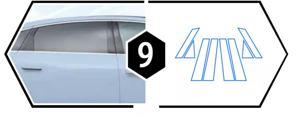 23-25 model Lantu Zhiguang car interior trim, center console, screen, and dashboard film, transparent TPU protective film