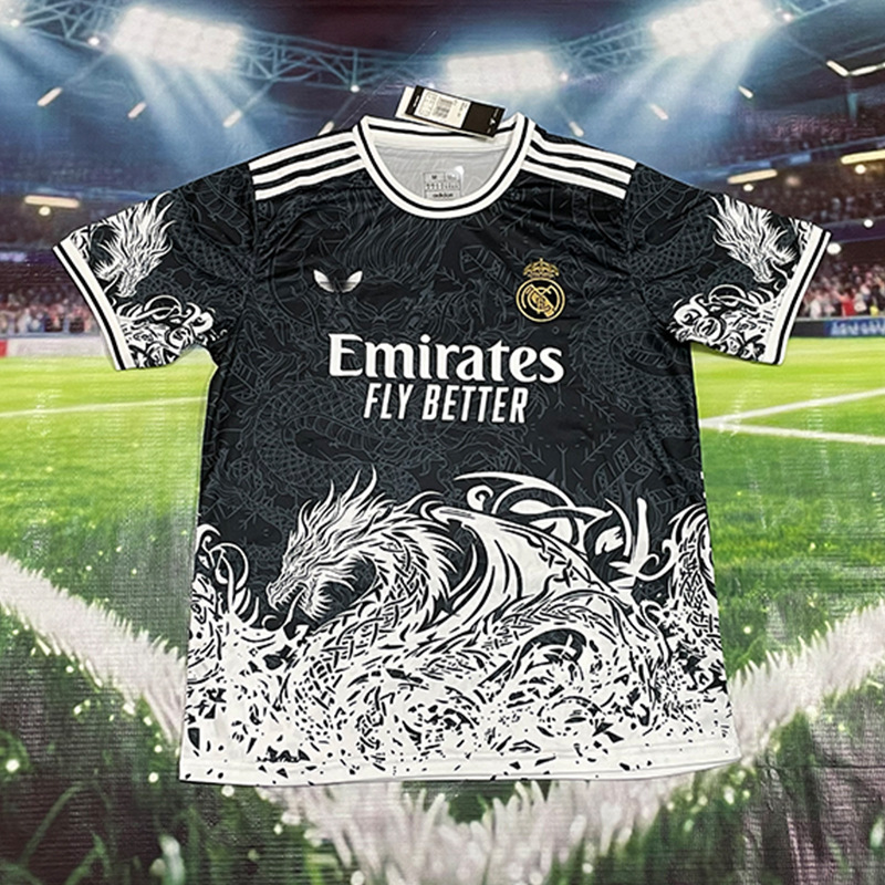 Nuevo Real Madrid Real Madrid Camiseta de fútbol local y visitante Camiseta Edición para fanáticos Edición especial personalizada Venta al por mayor transfronteriza